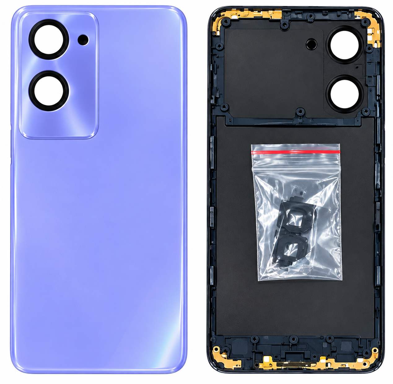 Compatible Replacement for Vivo Y28s Full Housing Body – Purple